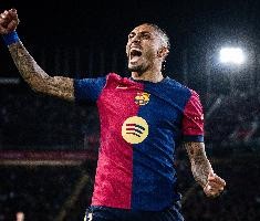 开云体育下载-欧冠4强球员本赛季场均评分榜：拉菲尼亚居首，亚马尔&amp;登贝莱在列